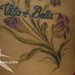 Tattoos - Brush Painted Purple Flowers Add On - 52385